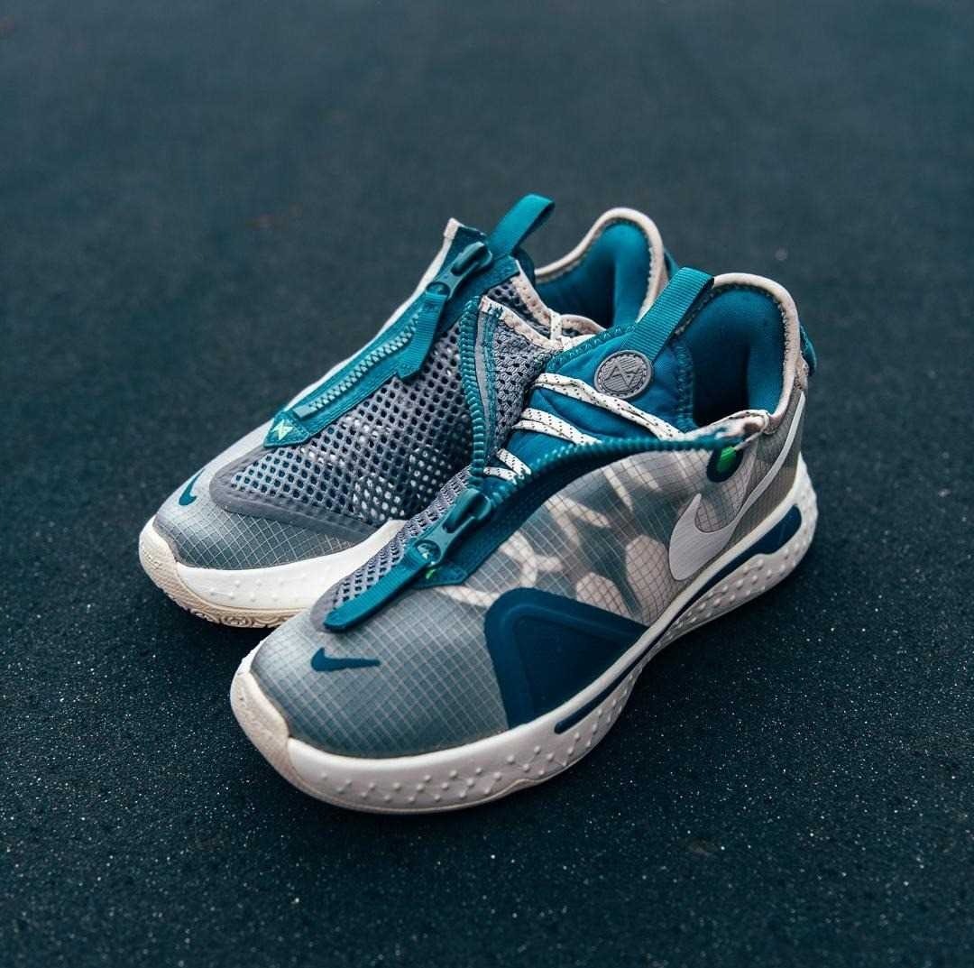 nike pg 4 pcg teal cyan