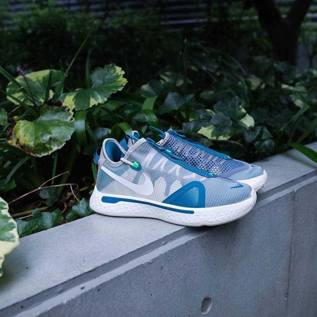 Giay bong ro nike pg 4 pcg teal white CZ2240-200